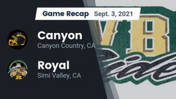 Recap: Canyon  vs. Royal  2021