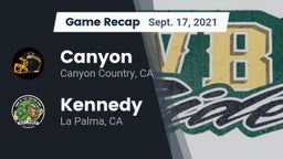 Recap: Canyon  vs. Kennedy  2021