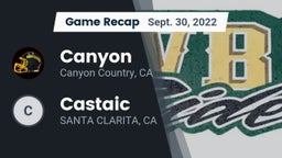 Recap: Canyon  vs. Castaic  2022