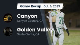 Recap: Canyon  vs. Golden Valley  2023