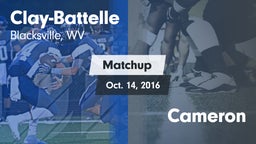 Matchup: Clay-Battelle vs. Cameron 2016