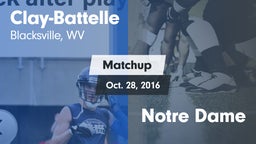 Matchup: Clay-Battelle vs. Notre Dame 2016