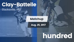 Matchup: Clay-Battelle vs. hundred 2017