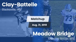 Matchup: Clay-Battelle vs. Meadow Bridge  2018