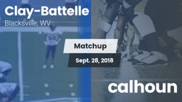 Matchup: Clay-Battelle vs. calhoun 2018