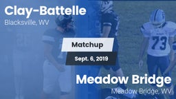 Matchup: Clay-Battelle vs. Meadow Bridge  2019