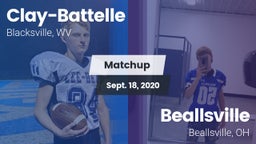 Matchup: Clay-Battelle vs. Beallsville  2020