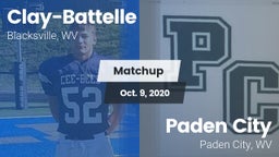 Matchup: Clay-Battelle vs. Paden City  2020