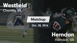 Matchup: Westfield High vs. Herndon  2016