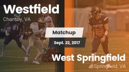 Matchup: Westfield High vs. West Springfield  2017