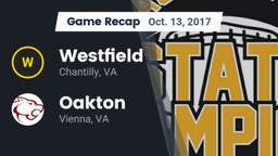 Recap: Westfield  vs. Oakton  2017