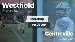 Matchup: Westfield High vs. Centreville  2017