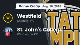 Recap: Westfield  vs. St. John's College  2018
