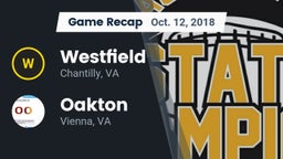 Recap: Westfield  vs. Oakton  2018
