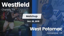 Matchup: Westfield High vs. West Potomac  2018