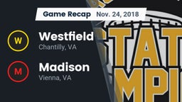 Recap: Westfield  vs. Madison  2018