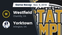 Recap: Westfield  vs. Yorktown  2018