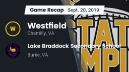 Recap: Westfield  vs. Lake Braddock Secondary School 2019