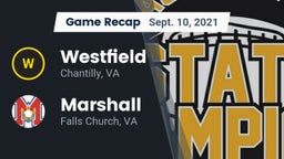 Recap: Westfield  vs. Marshall  2021