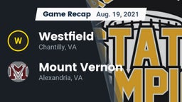 Recap: Westfield  vs. Mount Vernon   2021