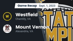 Recap: Westfield  vs. Mount Vernon   2023