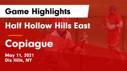 Half Hollow Hills East  vs Copiague  Game Highlights - May 11, 2021