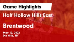 Half Hollow Hills East  vs Brentwood  Game Highlights - May 10, 2022