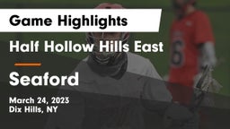 Half Hollow Hills East  vs Seaford  Game Highlights - March 24, 2023