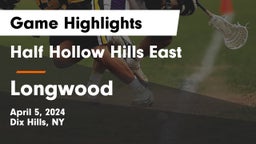 Half Hollow Hills East  vs Longwood  Game Highlights - April 5, 2024