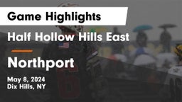 Half Hollow Hills East  vs Northport  Game Highlights - May 8, 2024