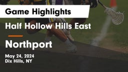 Half Hollow Hills East  vs Northport  Game Highlights - May 24, 2024