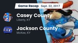 Recap: Casey County  vs. Jackson County  2017
