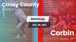 Matchup: Casey County vs. Corbin  2017