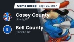 Recap: Casey County  vs. Bell County  2017