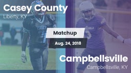 Matchup: Casey County vs. Campbellsville  2018
