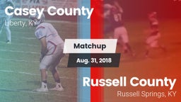 Matchup: Casey County vs. Russell County  2018
