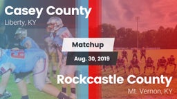 Matchup: Casey County vs. Rockcastle County  2019