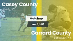 Matchup: Casey County vs. Garrard County  2019