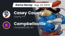 Recap: Casey County  vs. Campbellsville  2019