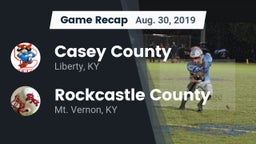 Recap: Casey County  vs. Rockcastle County  2019