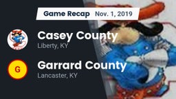 Recap: Casey County  vs. Garrard County  2019