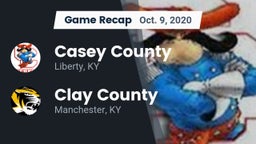 Recap: Casey County  vs. Clay County  2020