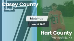 Matchup: Casey County vs. Hart County  2020