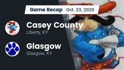 Recap: Casey County  vs. Glasgow  2020