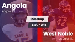 Matchup: Angola  vs. West Noble  2018