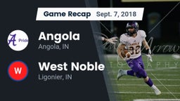 Recap: Angola  vs. West Noble  2018