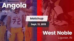 Matchup: Angola  vs. West Noble  2019