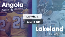 Matchup: Angola  vs. Lakeland  2020