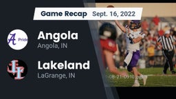 Recap: Angola  vs. Lakeland  2022