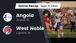 Recap: Angola  vs. West Noble  2022
